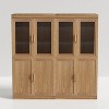 PexFix Wood Grain Storage Cabinet Bookshelf for Living Room Office Bedroom - 2 of 3