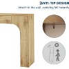 47" Long Console Table with Drawer, Wooden Rectangular Sofa Table Behind The Couch, Industrial Farmhouse Entryway Foyer Hallway Tables - 4 of 4