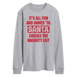Men's - Instant Message - Fun And Games Long Sleeve Graphic T-Shirt - 1 of 4
