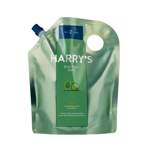 Men's Grooming Set Harry's Shampoo 14 Oz Body Wash 16 Oz and Bar Soap 5 Oz (
