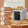 WHALL ULTRA 2 Slice Toaster, Touchscreen Toaster 2 Slice, Bagel Toaster, Extra Wide slot Toaster - 4 of 4