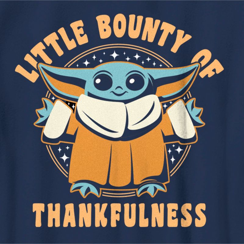 Boy's Star Wars: The Mandalorian Grogu Little Bounty of Thankfulness T-Shirt, 2 of 5