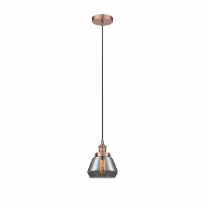 Fulton - 1 Light Mini Pendant In Industrial Style-9 Inches Tall and 6.75 Inches Wide - 1 of 1
