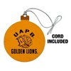 Arkansas at Pine Bluff Golden Lions Wood Christmas Tree Holiday Ornament - 2 of 4