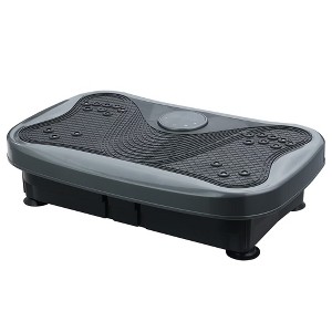 TopComfy Vibration Plate Whole Body Exercise with Adjustable Speed for Lymphatic Drainage Fat Burning Weight Loss Home Gym, Grey, 24.5"*16"*8" - 1 of 4