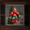 Northlight 19.5" Lighted Red Christmas Ornament Window Silhouette - 3 of 4