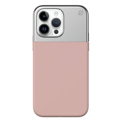 Capa iPhone 13 Pro Max silicone logo rosa