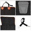 Unique Bargains Load-bearing Pet's Car Seat Cover with Safety Belts Hanging Ropes Black Orange 1 Pc - 3 of 4