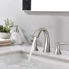 PROOX 8 in. Widespread Double Handle Bathroom Faucet with Drain Assembly - 3 of 4