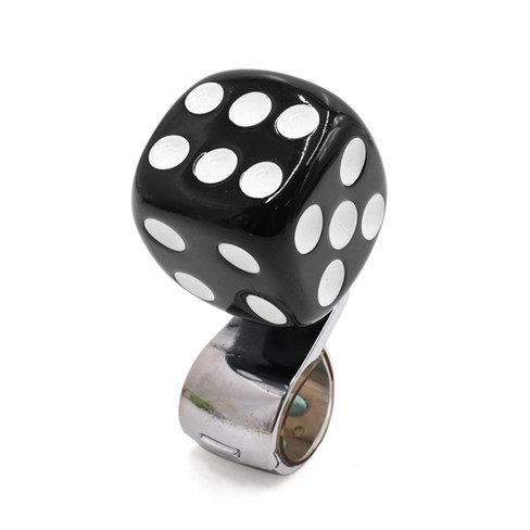 Unique Bargains Car Dice Shape Design Steering Wheel Knob Power