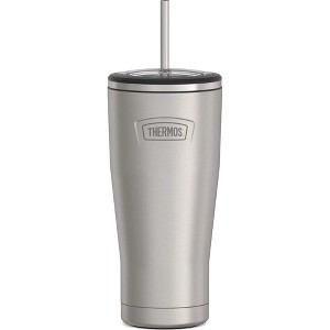 Thermos 24 oz. Icon Insulated Stainless Steel Cold Tumbler with Straw - 1 of 2