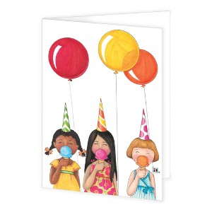 Mary Engelbreit Ice Cream Cone Girls Greeting Card - 1 of 2