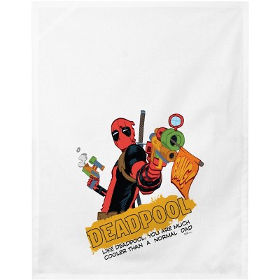Marvel Comics Deadpool White Dish Towel