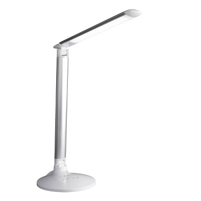 Command Desk Lamp Voice USB (Includes LED Light Bulb) White - OttLite