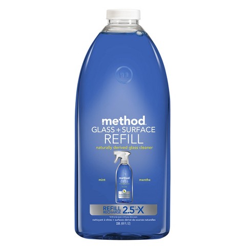 method cleaning surface refill cleaner glass mint oz fl target