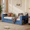 Polibi 4-in-1 Smart Daybed with Pull-Out Bed, Foldable Desk & Storage Drawers - 3 of 4