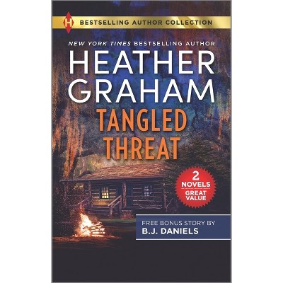 Tangled Threat & Hijacked Bride - Large Print by  Heather Graham & B J Daniels (Paperback)