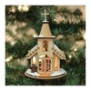 Old World Christmas Wooden Wedding Chapel Ornament - 3 of 3