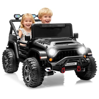 24V Ride on Toys for Kids, 2 Seater Electric Ride on Car with Remote Control, 4 Powerful Motors 4WD/2WD 3 Speeds LED Lights Bluetooth