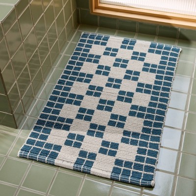 Cotton Tile Tub Mat - Thumbnail 2