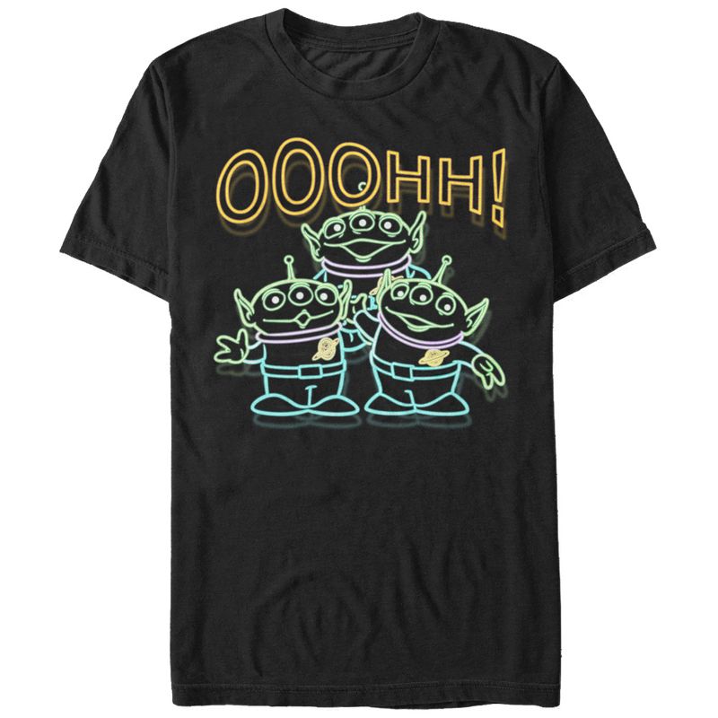Men's Toy Story Squeeze Toy Aliens T-Shirt, 1 of 5