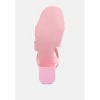 Elastic Straps Block Heel Women Sandals - 4 of 4