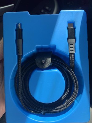 Belkin 6.6' Boostcharge Pro Flex Usb-c Lightning Connector Cable + Strap -  Slate : Target