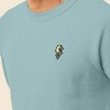 Dalix Lightning (Glow in the Dark) Embroidered Crewneck Fleece Sweatshirt Pullover Mens - 4 of 4
