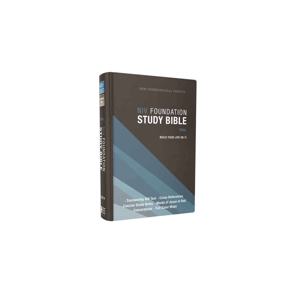 Foundation Study Bible-NIV - by Zondervan (Hardcover)
