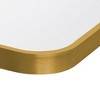 PexFix Arch Wall Mirror for Bathroom with Metal Frame Round Corner for Wall Decoration Set of 2 - 4 of 4