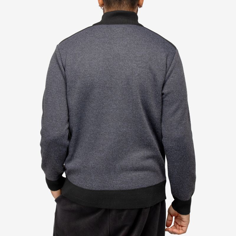 X RAY 1/4 Zip Sweater With Contrast Shoulder Piecing, 2 of 5