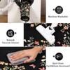 Washable Botanical Area Rugs Runner Rugs, Non-Slip Soft Vintage Low Pile Floral Rug Carpet for Living Room Bedroom Dining Room Kitchen Hallways - 4 of 4