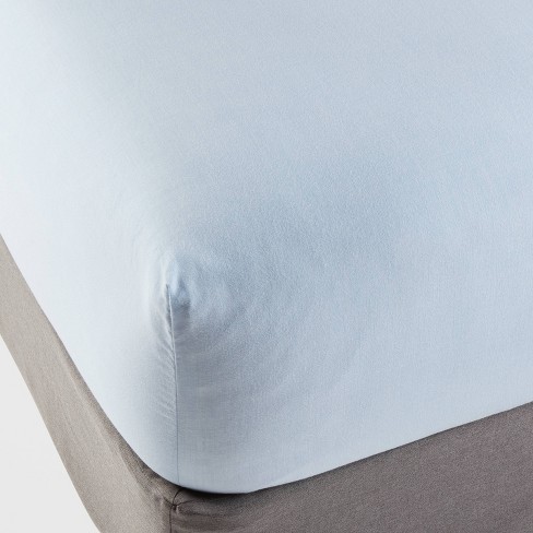 Melange Home King eco-melange Flannel Sheet Set | Unisex | Light Grey