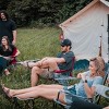 White Duck Alpha Canvas Wall Tent with Stove Jack & Frame, 4-Season Water Repellent Camping Tent, DYNA DUCK Fabric - 3 of 4