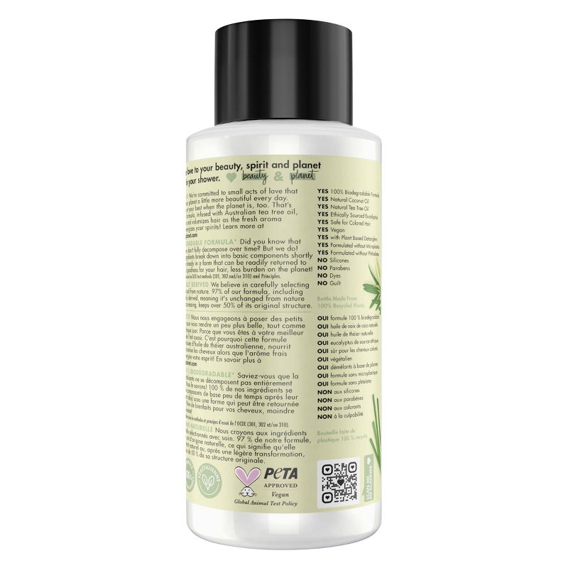 Love Beauty and Planet Tea Tree Oil &#38; Eucalyptus Conditioner - 13.5 fl oz, 3 of 12