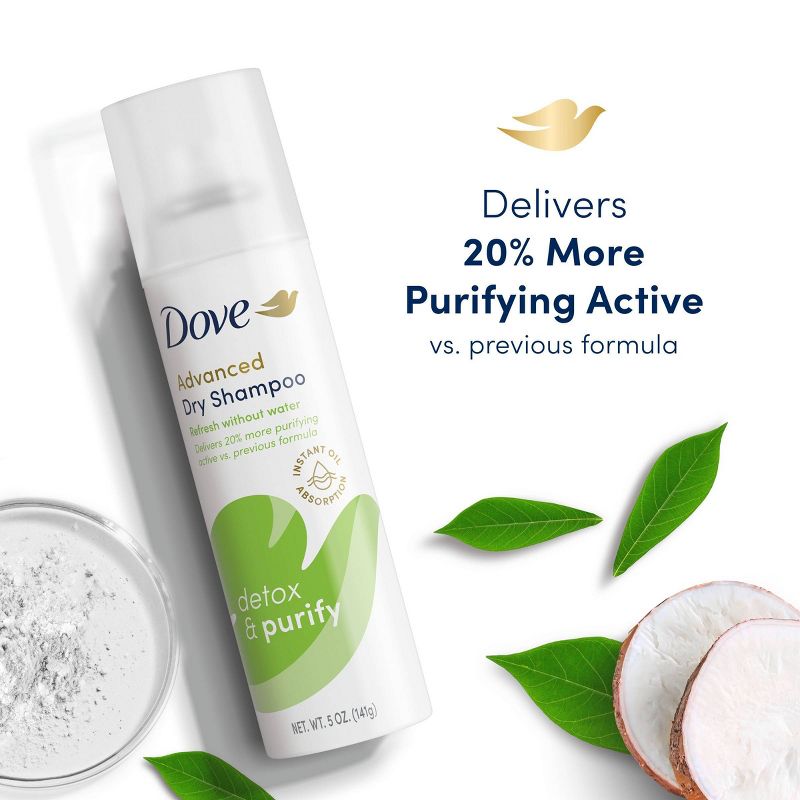 Dove Beauty Detox &#38; Purify Dry Shampoo - 5oz, 5 of 14