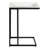 Kate and Laurel Lockridge Rectangle MDF C Table, 19x12x27, White - 3 of 4