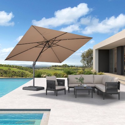 PURPLE LEAF UV Resistant Patio Umbrella Economical Outdoor Umbrella