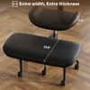 Pinmoco Ergonomic Cross-Legged Swivel Chair, Adjustable PU Leather Meditation Chair - 3 of 4