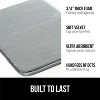 Memory Foam Bath Rug, Machine Washable, Bath Rugs for Bathroom Floor, 30x20 Mat, Graphite Gray - 3 of 4