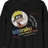 Naruto Shippuden Ichiraku Ramen Shop Crew Neck Long Sleeve Black Adult Tee - image 2 of 4