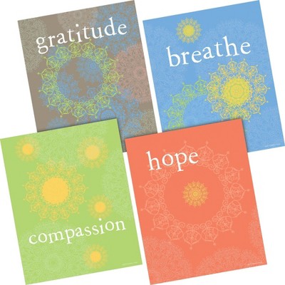 Set of 8 Colorful Motivational Quote Art Prints