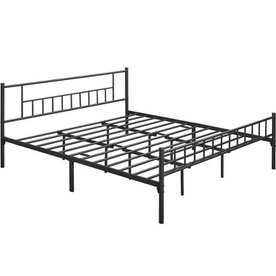 Yaheetech Basic Metal Bed Frame with Headboard and Footboard