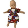 Bright Flower Dress Fits 18 Inch Girl Dolls, Cabbage Patch And 15 Inch Baby Dolls - 4 of 4