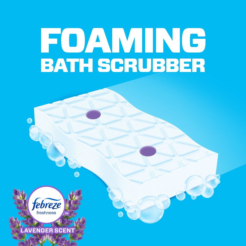 Mr. Clean Lavender Scent Magic Eraser Bath Cleaning Pads with Durafoam with Febreze - 4ct, 5 of 10