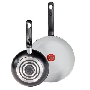 T-Fal Simply Cook Ceramic Nonstick Fry Pan Black - 1 of 4