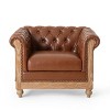 GDFStudio Batavia Chesterfield Tufted Club Chair with Nailhead Trim - 2 of 4