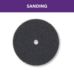 Dremel 1 in. Emery Center Mount Sanding Disc 180 Grit Coarse 36 pk - 1 of 1
