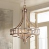 Vienna Full Spectrum Soft Silver Chandelier 24" Wide Crystal Glass 4-Light Fixture for Dining Room House Kitchen Bedroom - 2 of 4