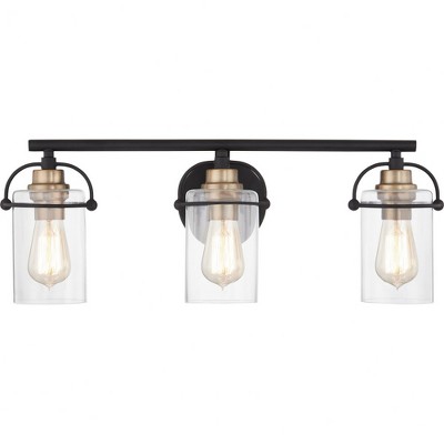 Quoizel Lighting Emerson 3 - Light Vanity in  Matte Black